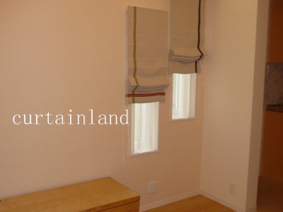 プレーンシェード半開