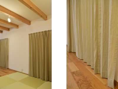 ブラウンコットンカーテン丈-10mm_3