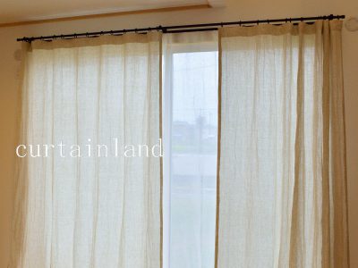 適度に明るいリネンカーテン