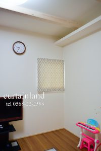 トライバル柄のジャガードカーテン