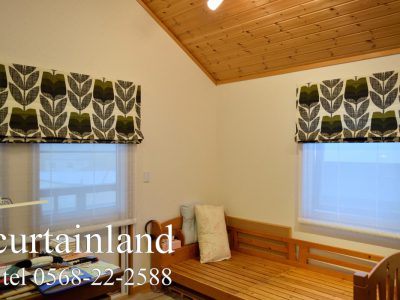 オーラカイリーのプリントカーテン