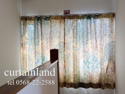 モリス THE BROOKをフラットカーテンにした事例