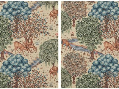 the brook 同じ柄位置で作るカーテン