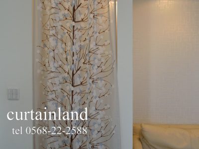 階段間仕切りマリメッコカーテン