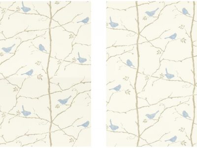 寝室シェードの柄位置
