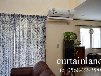 ウィリアム・モリス「ローズヒップ」とコットンカフェカーテン