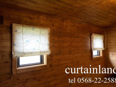 イギリスプリントを異なる柄位置でコーディネート