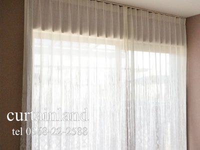 レースカーテン一枚掛けのコーディネート