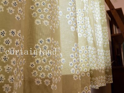 マリメッコ プケッティのカーテン