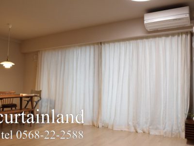 ドレープはジルホワイト