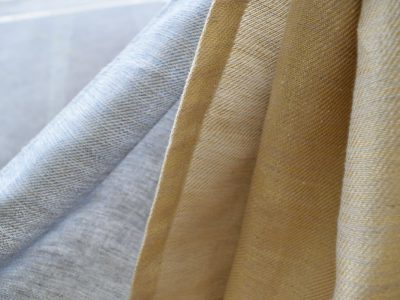 上質なベルギー綾織りリネンカーテン