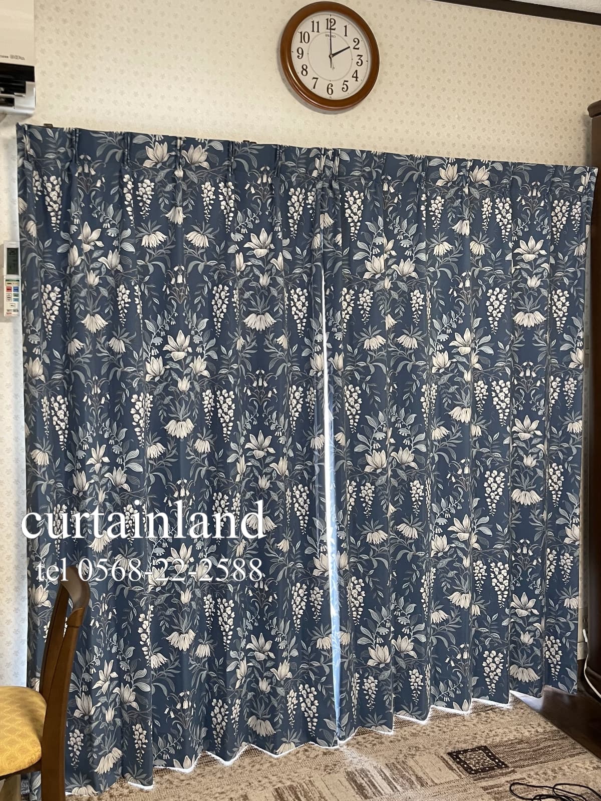 カーテンランドの施工事例集ブログ | 2023 寝室のカーテンをお吊り替え